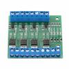 2 Stück MOS-Modul 4-Kanal-MOSFET-Röhrenmodul PLC-Verstärkerschaltungplatine mit Optokoppler-Isolations-Treiber YYNM0S-4