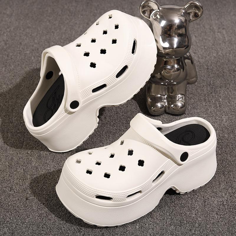 

Fashion Women Summer Wedges Sandals Cute DIY Cartoon Dog Ladies Fashion Clogs Thick Sole Garden Shoes Girls Indoor Street Slippers 36-37