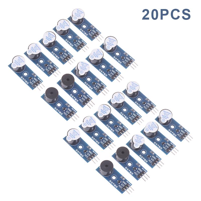 Active Passive Buzzer Module For Arduino, 5V Low Level Trigger, Compatible With Raspberry Pi ESP32, High Quality DIY Kit