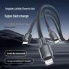 120W Gold-Braided 3-in-1 Super Fast Charging Cable | Apple MFI & Type-C Compatible