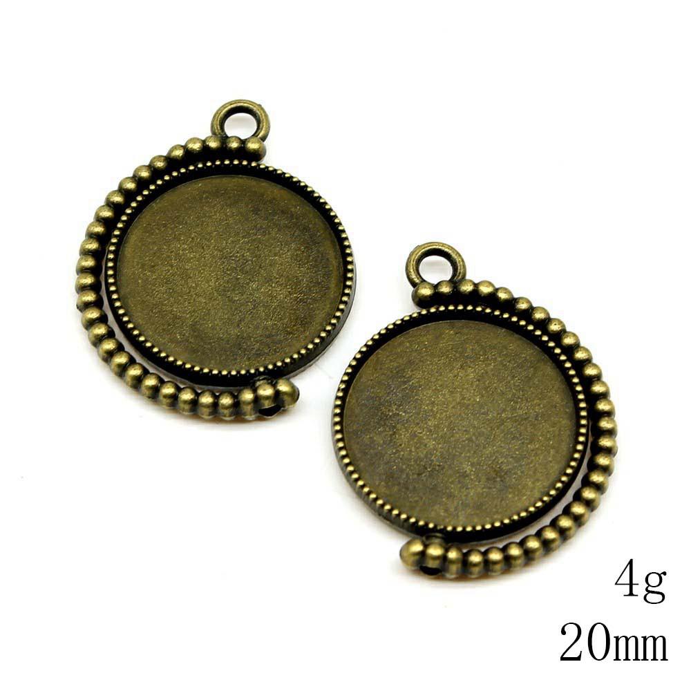 Bijuterii și Accesorii de Ziua Mamei Potrivite pentru Cabochon de Sticlă Rotund 20mm Bază Setare Tavă Bezel Piese Accesorii Bijuterii Accesorii pentru Bărbați