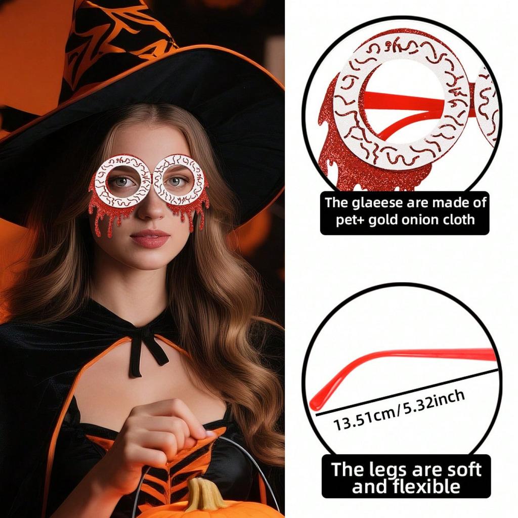 Halloween Kürbis Brille für Kinder Gruselige Fledermaus Totenkopf Party Kostüm Foto Requisite Spukhafte Halloween Dekorationen für festliche Feier