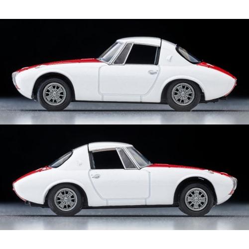 TOMYTEC Tomica Limited Vintage 1/64 Scale LV-215a Toyota Sports 800 Custom Color Specification, White/Red, 1965 Model, Finished Model, 336044