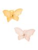 Yellow Chimes Claw Clips for Women Hair Clutches for Women Hair Accessories For Women Set of 2 Pcs Claw Clip Peach Yellow Butterfly Clips Big Clutch