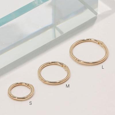Own Essential Ring Earrings (S, M, L / 14k Gold)
