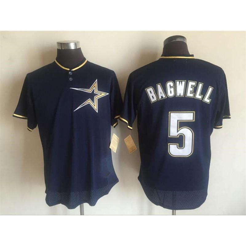 Vintage Houston Astros Baseball Jersey Embroidered Unisex Sport Shirt Cotton Blend Fall Wear