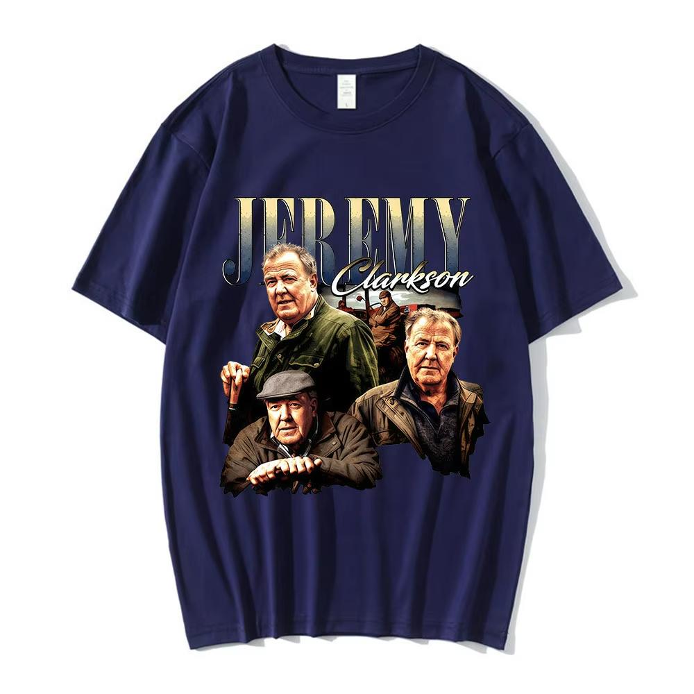 Jeremy Clarkson Graphic Tshirts Unisex Women Clothing Fashion Vintage Short Sleeves Oversized T Shirts Cotton Casual Tshirt Tops