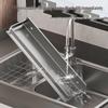 Punch-Free Wall-Mounted Carbon Steel Kitchen Shelf