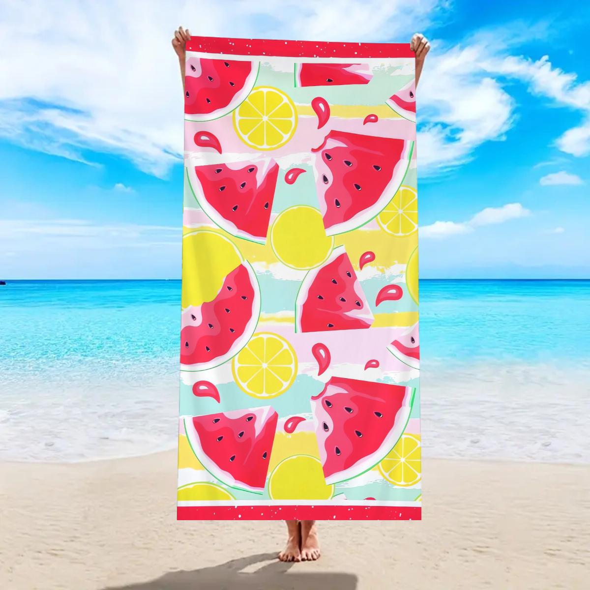 

1pc Ultra fine fiber quick drying absorbent beach towel, multifunctional beach towel for sports, swimming, gym, shower room W40*H60(CM)