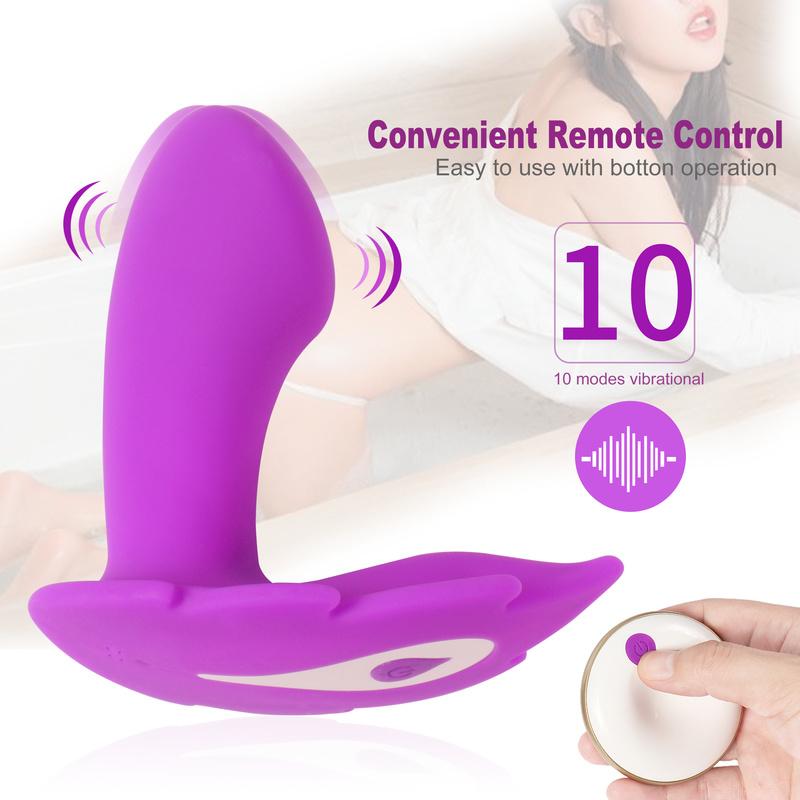 Female And Couple Sex Toys, Wireless Remote Control Vibration Rechargeable Double Vibration G-spot Dildo Vibrator, Stimulator, Clitoris And Vagina