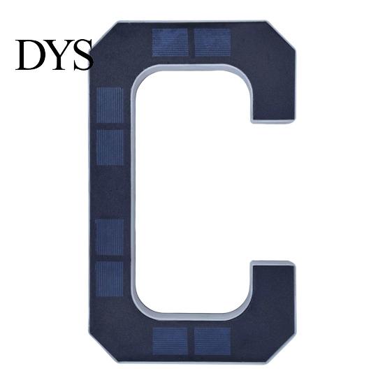 Outdoor House Number Light Solar Address Sign, LED Lighted for Waterproof Sign Outdoor, Auto On/Off, Garden Door Decoration Warm