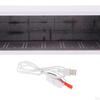 1/64 Parking Lot Showcase Container with LED Lights 11.81 x 5.51 3.94Inches Backdrop Protective