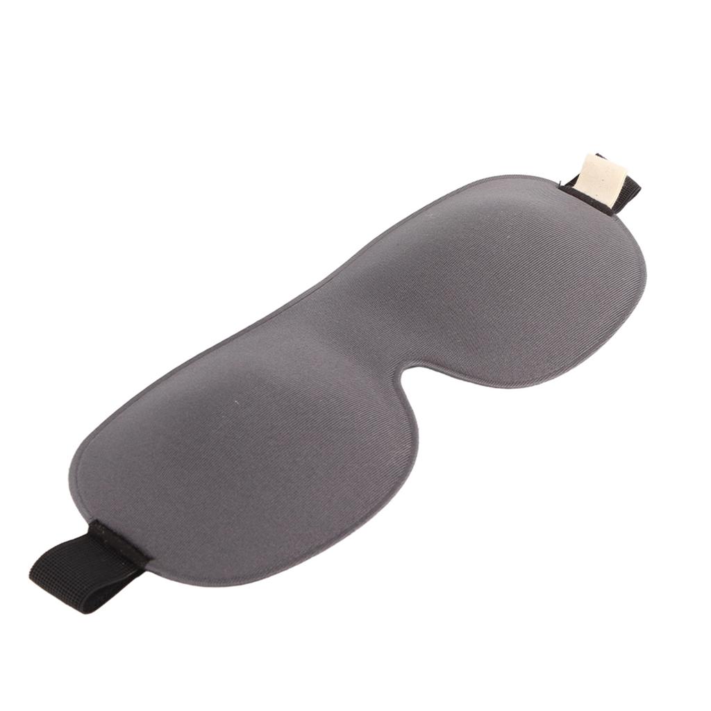 Light Blocking Sleeping Eye Mask Breathable Eyepatch Relieve Eyestrain for Men Women UseLight Gray