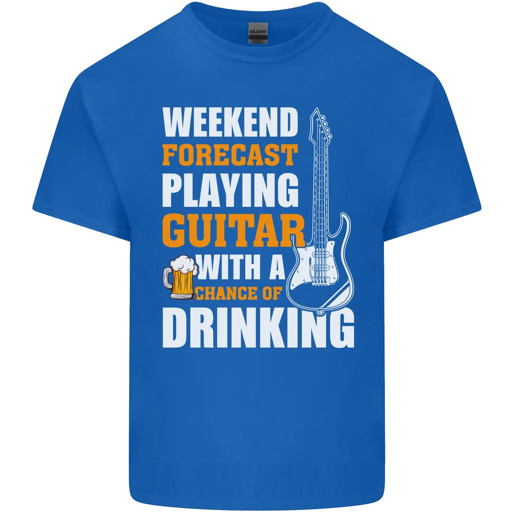 Guitar Forecast Funny Beer Alcohol Unisexs Light Cotton TShirt