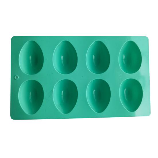 Molde de Silicona para Hornear Huevo de Pascua Molde Flexible Antiadherente para Chocolate Pastel Pudín Gelatina Reutilizable Fácil Desmoldeo Herramienta para Hacer Postres Jabón Casero