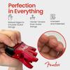 Fender Calisbuilder Finger Strengthener Red 8 Lb for String Instrument Players Guitar Bass Violin