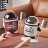 With Lid Astronaut Trash Can Creative Mini Dustbin Cute Desktop Garbage Can