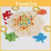 Wooden Geometric Chain Puzzle Game For Family Brain Teasers And Skills Development