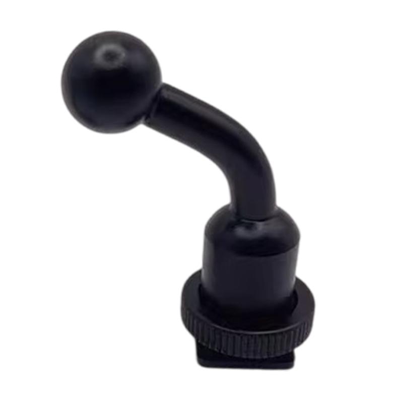 17mm Ball Head to Cold Shoe Adapter 1/4Inch Tripod Mount for Camera Phone Accessories Aluminum Alloy Construction