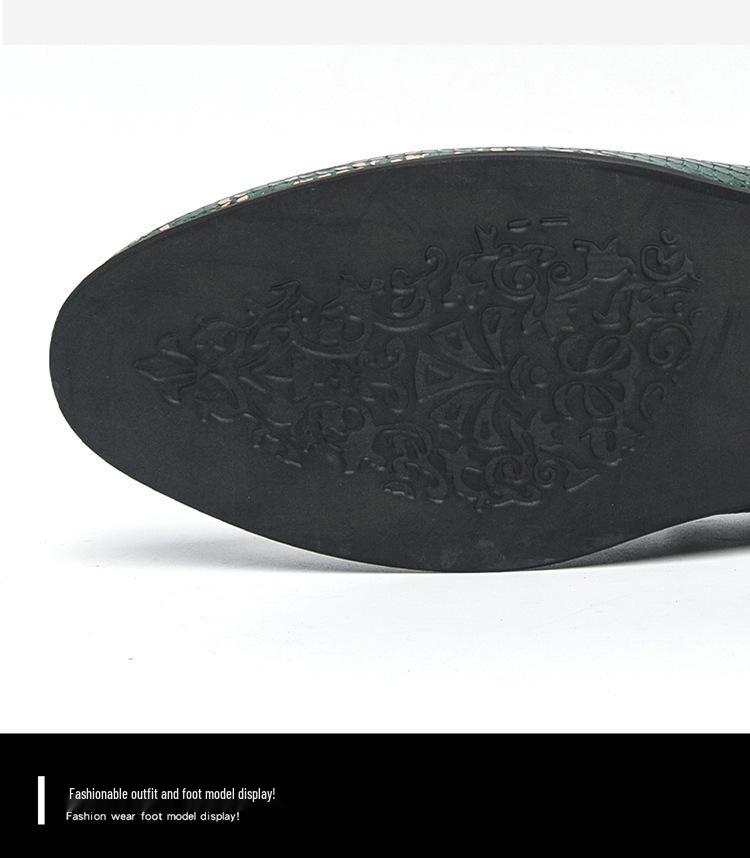 Men's Large Size Slip-On Tassel Loafers: Lightweight Leather Shoes for Spring and Autumn