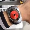 Men's Minimalist Futuristic Watch Irregular Oval Dial Date Quartz Wristwatch Unique Design Casual Business Waterproof Men Watch