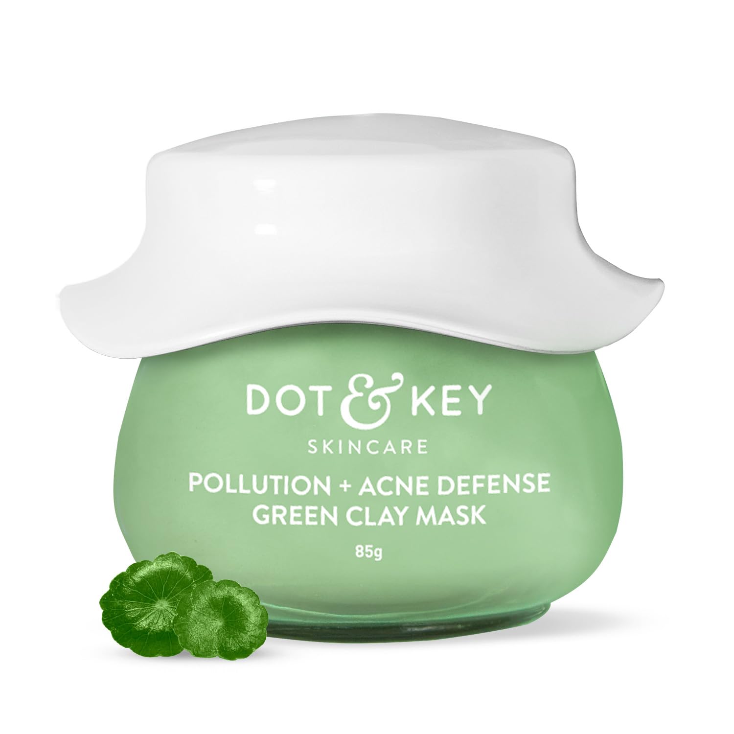 Dot & Key Pollution Acne Defense Green Clay Mask 85g | Detoxifying Facial Mask for Oily & Acne Prone Skin