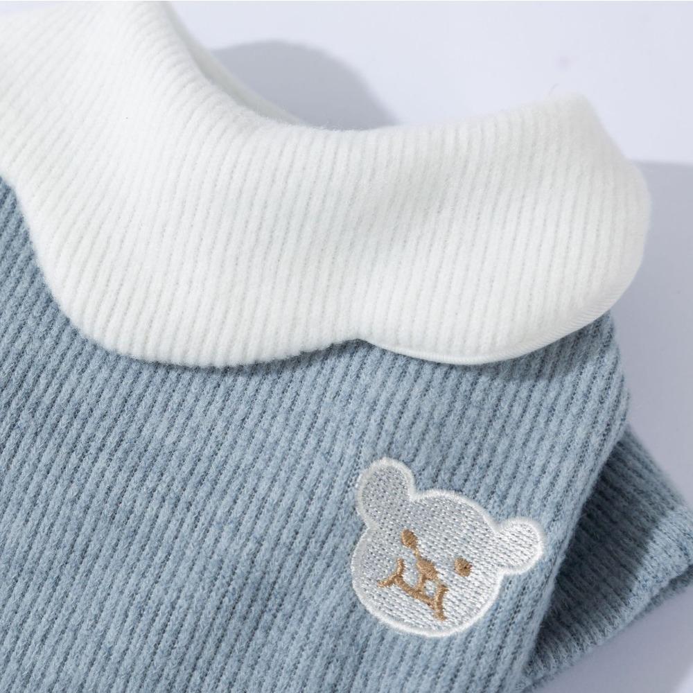 Autumn and winter pet clothes dog clothes cartoon bear two-legged top bottoming shirt with small dog Bigbear teddy