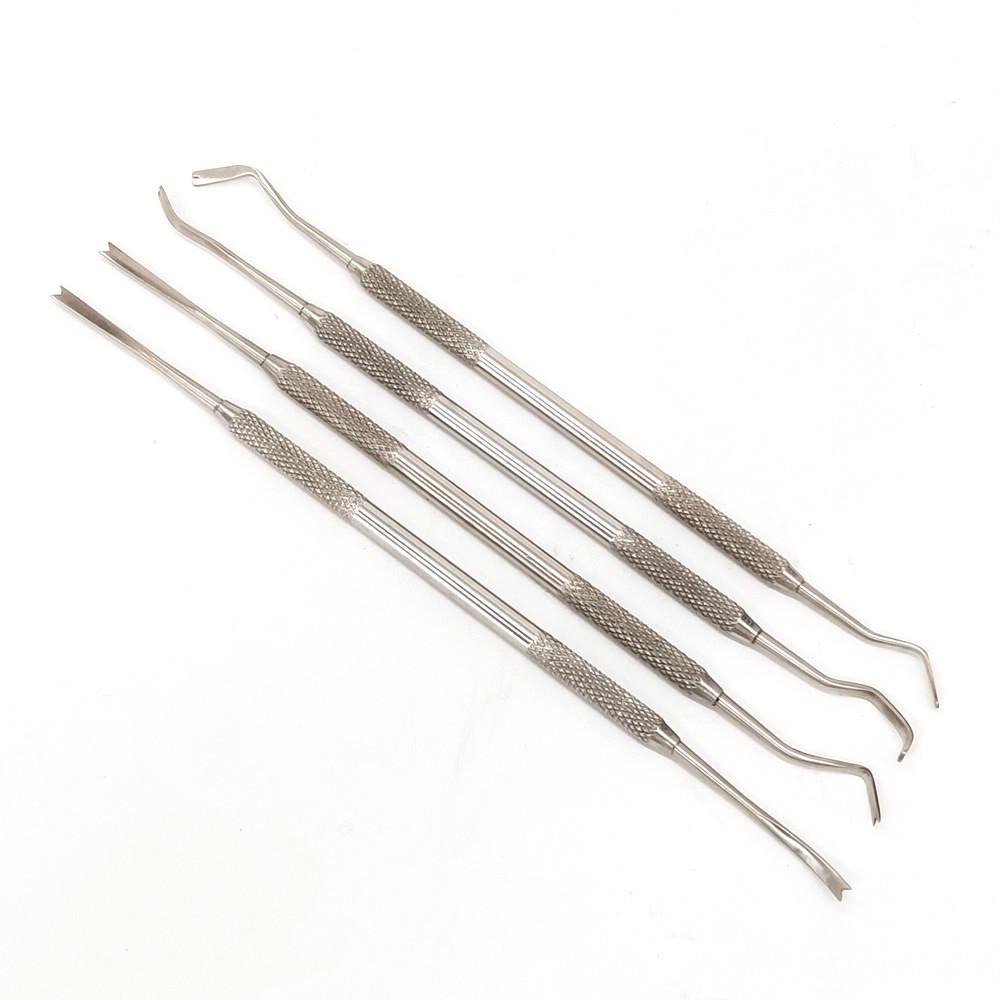 Dental Orthodontic Double Ended Ligature Director Curved with Scaler Fine Narrow Dentist Tool Instrument