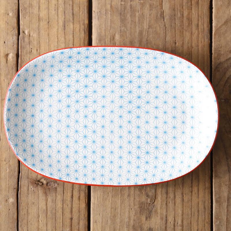 Nordic Oval Ceramic Fish Plate