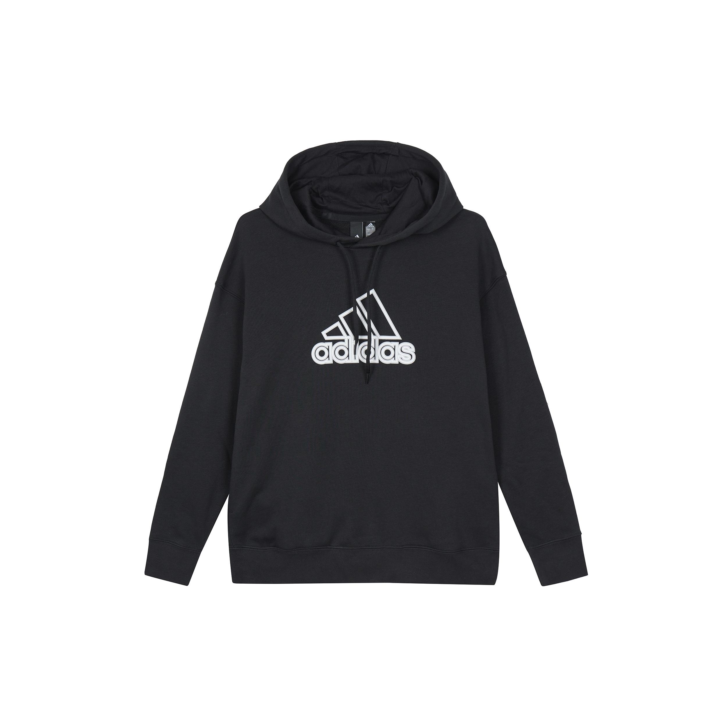 (WMNS) adidas Ust Hoodie Asia Sizing Black White Women s HM5278 M