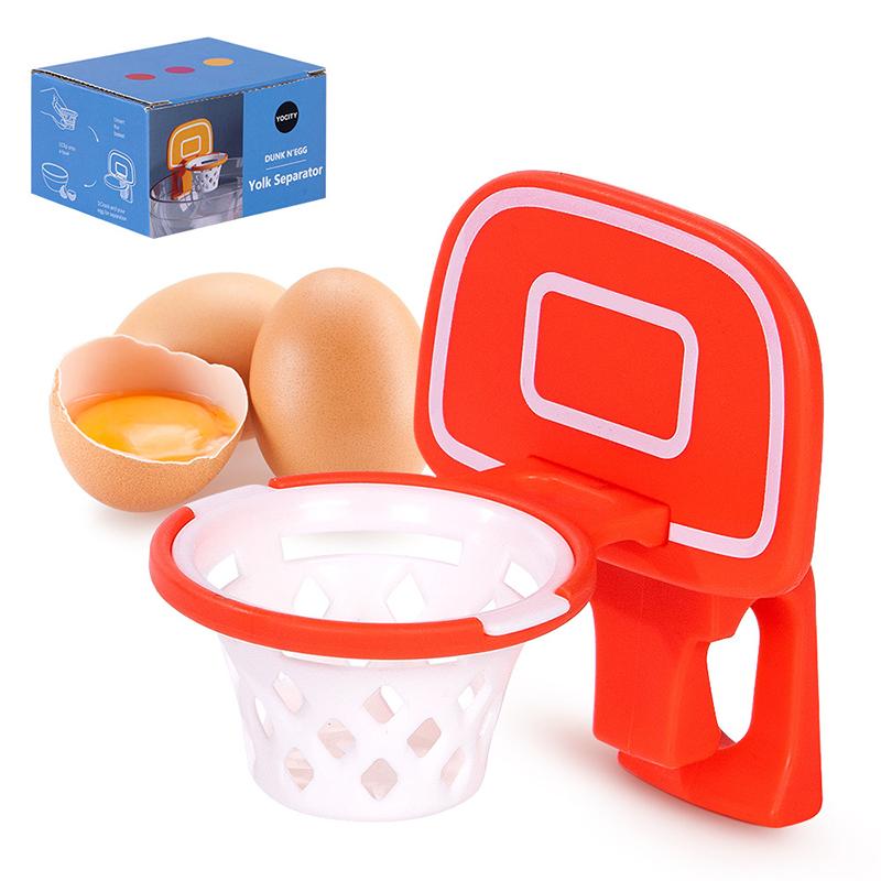 

Egg White Separator Basketball Rim Egg Yolk White Filter Household Plastic Kitchen Gadgets Creative Baking Tools