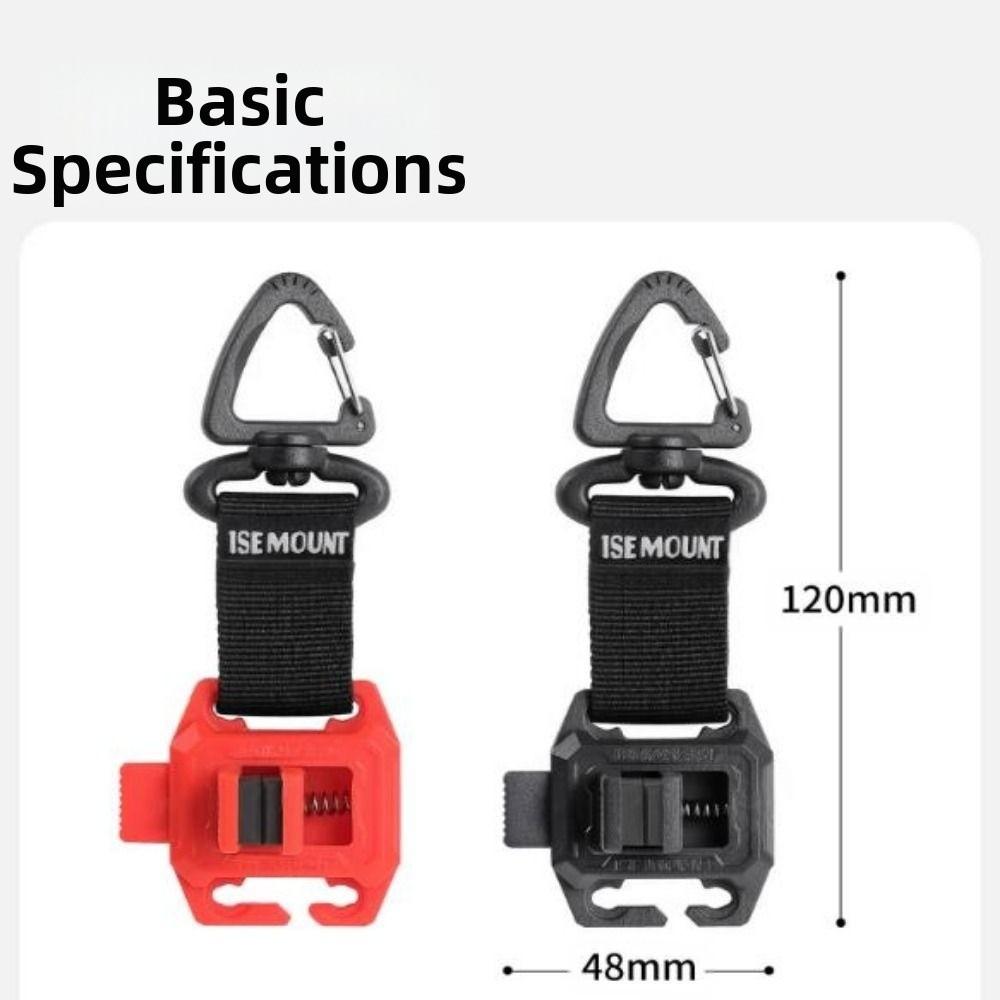 Multifunctional Outdoor Adjustment Strap Buckle Adjustable Webbing System Fishing Equipment