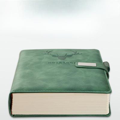 Dickes Notizbuch, A5, verdickter Notizblock, College-Studenten, Leder, Business-Notizblock, Arbeitstreffen, Rekordbuch, Büro-Tagebuch, Skizzenbuch