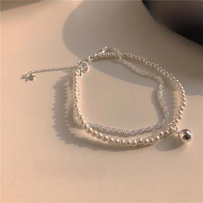 Blingbling Doppellagiges Sternenhimmel-Armband - High-End Perlen-Nischendesign für Frauen