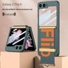 Ultra-thin Samsung Flip6 Case with Integrated Wrist Strap & Protective Folding Cover