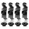 4 Kit Hood Prop Rod Holder Clips-Grommet For Toyota RAV4 Sienna Tacoma Yaris 86