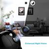 1080p IP Camera, Smart Surveillance Camera, WiFi Wireless Baby Monitor Security Camera, with Bi-directional Microphones