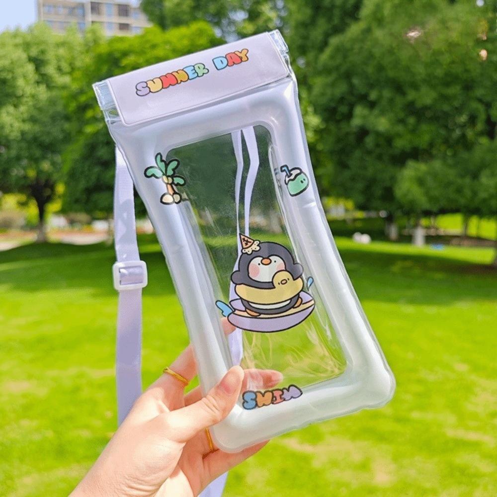 Hanging Neck Phone Bag Transparent Floating Phone Dry Cover Swimming