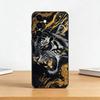 Cartoon Ferocious Tiger Phone Case For Samsung Galaxy A73,A72,A71,A70,A53,A52,A51,Soft Silicone Black Cover