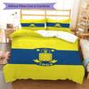 Brøndby IF Bedding Quilt Set Quilt Cover Pillowcase Home Decoration Birthday Gift (1 * Duvet Cover + 2 * Pillowcase, Without Core)