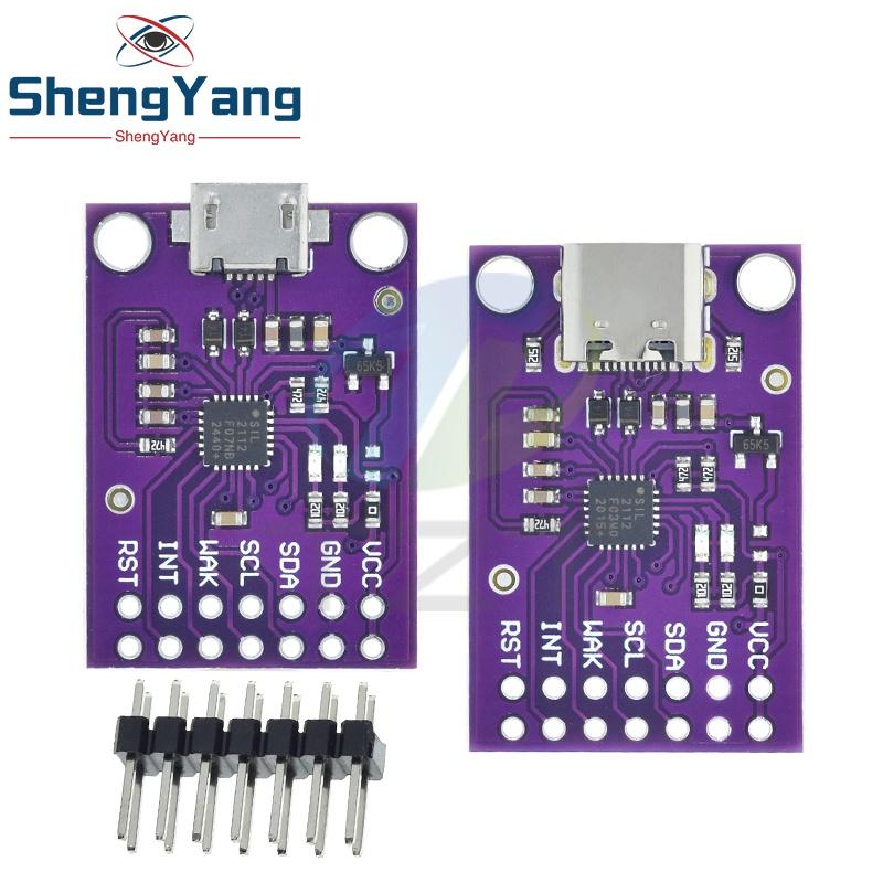 1/3PCS CP2112 Micro/Type-c Debug Board USB To I2C Module For Arduino