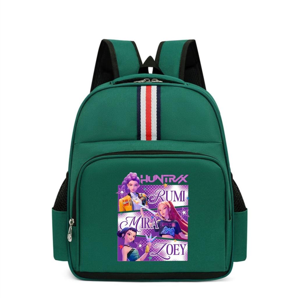 Trend Dämonenjäger Mädchengruppe Rucksack Akademie-Stil Herren und Damen Vielseitig Grund- und Sekundarschüler Großes Fassungsvermögen Schultasche