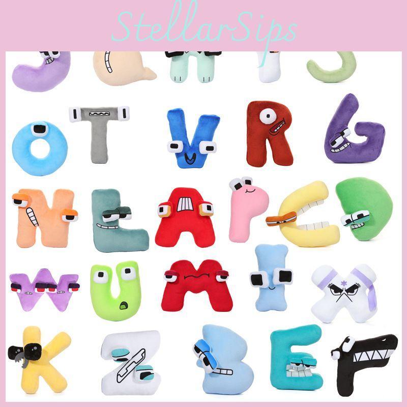 Adorable Alphabet Lore Letter A Plush Dolls Baby Educational Toys