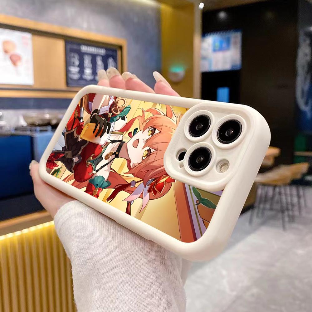 HSR Guinaifen Thicken TPU Mobile Phone Case for iPhone 17 16 15 14 13 12 11 Air Pro Max Plus Colorful Cover