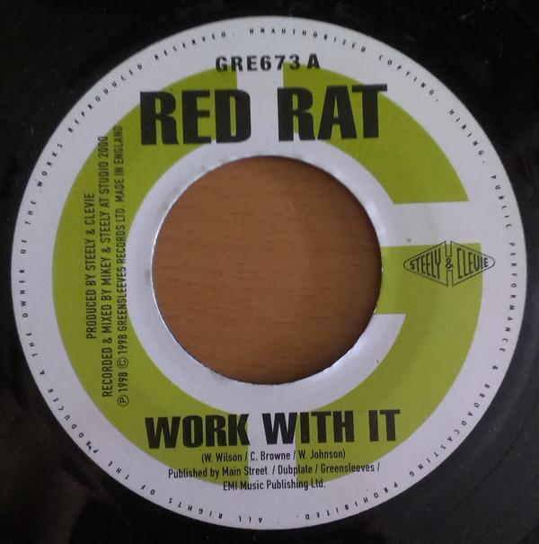 7inch Record RED RAT / GENIUS - Work With It / Everyday Darling GRE673 Greensleeves Re 1998 UK Reggae, Ska & Dub Used