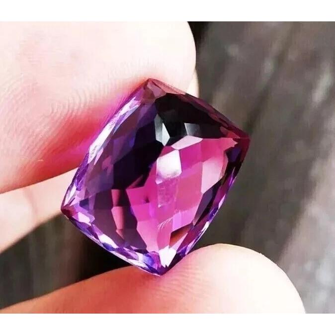 Cushion Cut Natural Purple-Blue Sapphire 18-20 Ct Stunning Certified Gemstone