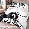 Custom Name Text 3Pcs Bedding Set Edward Scissorhands Duvet Cover And Two Pillowcases