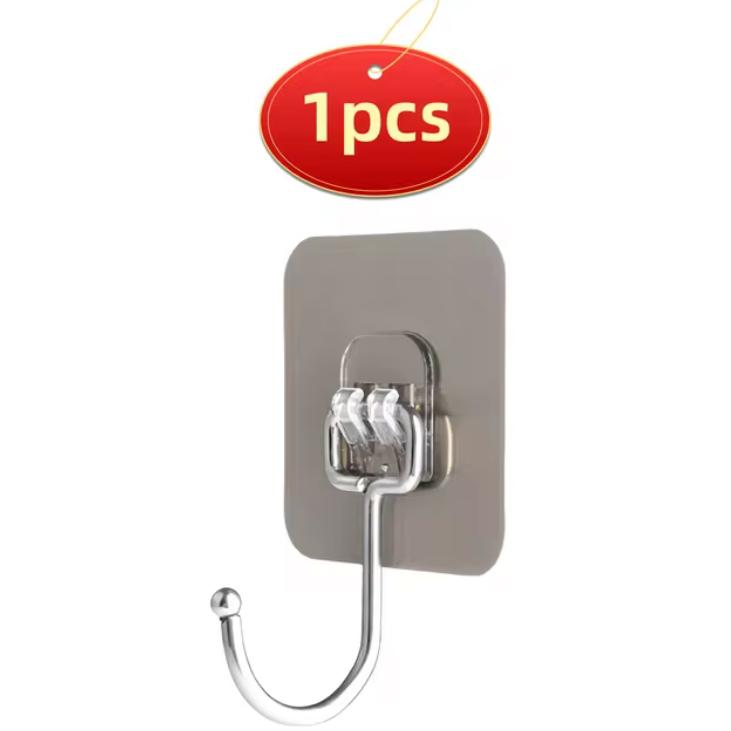 

Большой размер крючок самоклеящийся ПВХ нержавеющая сталь прозрачный многоцелевой настенный держатель дверная полка кухонный органайзер для хранения дома