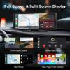 10.26 Inch Car DVR 4K Dash Cam Dual Lens Wireless Carplay & Android Auto Video Recorder Monitor GPS Navigation 5G Wifi FM AUX