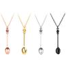 Collana Cucchiaino Spezie Vintage Mini Cucchiaino Ciondolo Collana Gioielli Moda
